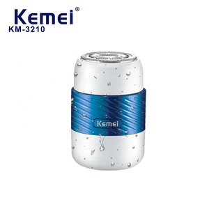 Rasoir intelligent, <span class=keywords><strong>mini</strong></span> design, rasage humide et sec, <span class=keywords><strong>Kemei</strong></span> Km-3210, charge USB, lavable sur tout le corps, rasoir pour homme - Product Image 1