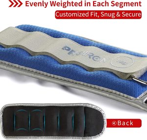 <span class=keywords><strong>Poids</strong></span> de poignet et de <span class=keywords><strong>cheville</strong></span> PROIRON, lourds et portables, sacs de sable lestés, bracelet lesté 2*1 <span class=keywords><strong>kg</strong></span>, entraînement, perte de <span class=keywords><strong>poids</strong></span> pour la salle de sport, entraînement à domicile - Product Image 3