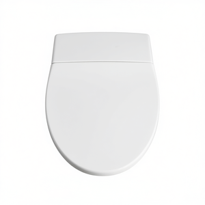 Asiento de inodoro para Dolomite Fleo, forma de jarrón blanco, 50,5 cm de largo, 37,5 cm de ancho - Product Image 3