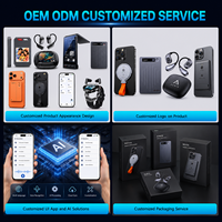 Kacamata Portabel T100 Asisten Suara OpenAI Kamera 8MP Array Mikrofon Tripel Kontrol Musik Sentuh
