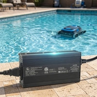 Chargeur de batterie portable industriel Xt30 pour chariot de golf 12V 48V Li-ion 15A 6A, scooter, vélo électrique, robot de piscine