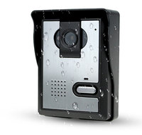 Téléphone de porte de caméra couleur haute définition avec vision nocturne étanche pour le contrôle d'accès extérieur pour le bureau de villa à domicile