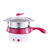 Pabrik grosir Panci saus telur Mini portabel lapisan ganda Stainless Steel Panci Panci penggorengan listrik anti-lengket