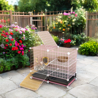 Cage multifonctionnelle en métal pour animaux de compagnie, intérieur et extérieur, pour le jardin, caisse pour petits animaux, pour oiseaux, lapins, cochons d'Inde.