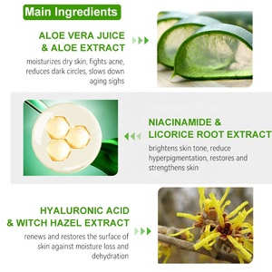 Custom Private Label 100% naturale biologico schiarente <span class=keywords><strong>rinfrescante</strong></span> foglio idratante <span class=keywords><strong>maschera</strong></span> per la cura della pelle Aloe Vera <span class=keywords><strong>maschera</strong></span> per il <span class=keywords><strong>viso</strong></span> - Product Image 2