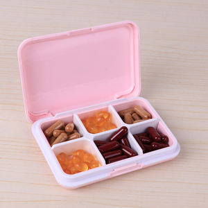 กล่องยาพกพา WEISHENG ดีไซน์ทรงสี่เหลี่ยมบางเฉียบ ใช้งานสะดวก พกพาง่าย มี 6 ช่อง - Product Image 3