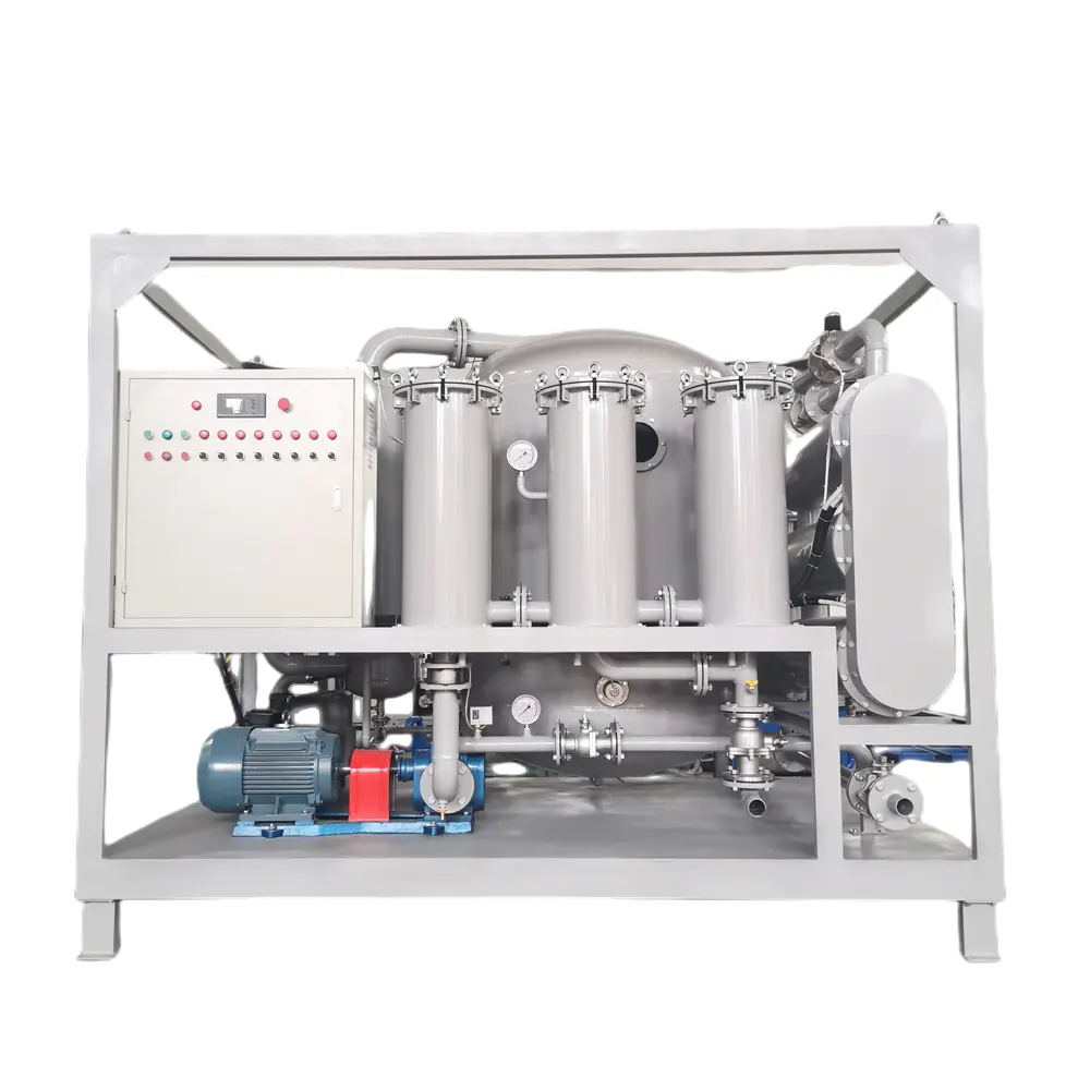 Мини-Масляный фильтр 3000l/h, оборудование для очистки отработанного изоляционного масла, машина для очистки трансформаторного масла