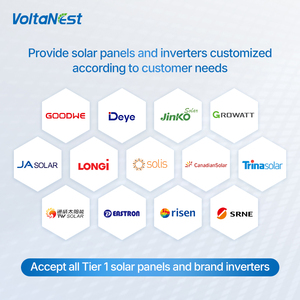 VoltaNest personalizado 200kWh LiFePO4 inversor solar híbrido sistema BMS refrigeración por aire fuera de la red almacenamiento de energía comercial Industrial - Product Image 6