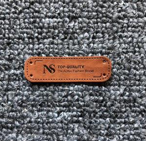 2022121406 PU Leather <strong>Label</strong> Stock and Accept <strong>Customize</strong> Denim Pants <strong>Jeans</strong> Wear <strong>Labels</strong> - Product Image 3