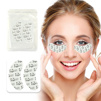 Patchs de gel hydrogel naturels pour les yeux à la vitamine E et à l'acide citrique pour réduire les poches sous les yeux, éclaircir et revitaliser