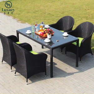 Ngoài trời Vườn mây dệt bàn ghế thiết lập cho sân ban công ăn uống - Product Image 5