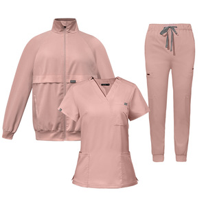 Uniforme Clínico Moderno de Color Oscuro, Camiseta Médica Elástica Personalizada con Logotipo, Blusa Médica <span class=keywords><strong>Dental</strong></span> 42032+52002 - Product Image 5