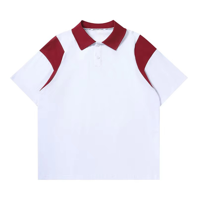 SKU-2 Colletto Bianco+Rosso Borgogna