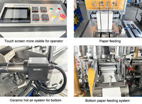 Machine à fabriquer des gobelets en papier MB-C12, système PLC, vente chaude à Dubaï