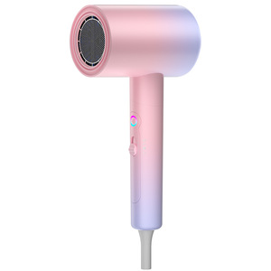 Hair Dryer High Speed 220V DC Motor Negative Ion Blue Light Hot Cold Air Single Nozzle Gray Gradient T216 - Product Image 2