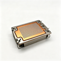 Refroidisseur de processeur à chambre à vapeur haute performance 230W avec ailettes en aluminium LGA4189 V71 2U 0.3mm 113x78x25mm Personnalisé OEM ODM Usine MOQ 1 pièce