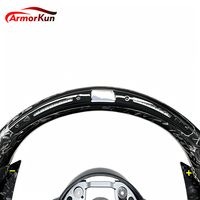 Volant en fibre de carbone jaune personnalisé pour BMW Série E&F avec palettes de changement de vitesse pour BMW E90 328i E60 E46 E87 E92 M3 E39 X5 E70