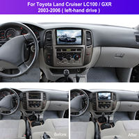 9 ''Android voiture pour lecteur DVD 4 + 64G sans fil Carplay 2 Din pour Toyota Land Cruiser LC100/GXR 2003-2006 OEM ODM pour Toyota Land