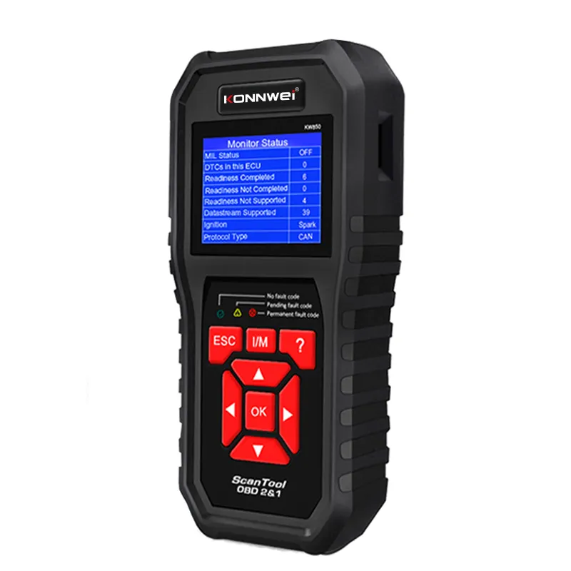 En tarama aracı KW850 OBDII EOBD için araç teşhis araba için araba bilgisayar arıza tarayıcı kod okuyucu