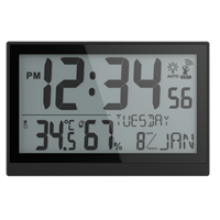 Direktverkauf ab Werk Vielseitiger Multifunktionaler LCD-Display Radiowecker mit Temperatur- & Feuchtigkeitsanzeige Ewiger Kalender