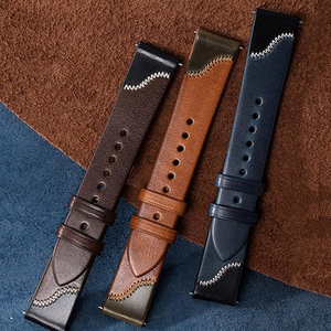 Correa de <span class=keywords><strong>Reloj</strong></span> de Cuero de Lujo de 18 19 20 21 mm para <span class=keywords><strong>Reloj</strong></span> <span class=keywords><strong>Hublot</strong></span>, Correa de <span class=keywords><strong>Reloj</strong></span> de 22 mm para <span class=keywords><strong>Hombre</strong></span> - Product Image 6