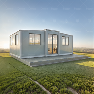 Casa pequeña prefabricada de lujo con cocina, baño, diseño personalizado moderno, acabado de gama alta, espacioso interior, cómodo espacio de vida - Product Image 2