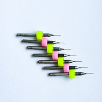 Mata Bor Mikro PCB Tungsten Carbide Berkualitas Tinggi untuk Pengeboran PCB dengan Lapisan Oksida Hitam dan Diameter Shank 3mm