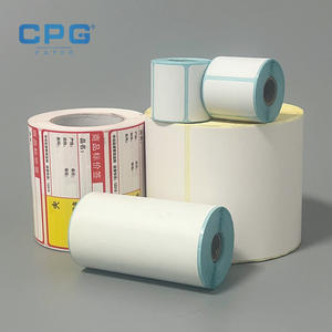 Rollo de Etiquetas Térmicas Autoadhesivas de Papel de 100x150mm (4x4 Pulgadas) y 130gsm, Resistentes al Agua, para Supermercados y Comercios Minoristas, Venta al Por Mayor del Fabricante - Product Image 1