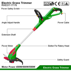 Cortadora de césped eléctrica de <span class=keywords><strong>550W</strong></span>, cortadora de hilo de nailon de alimentación automática, herramientas de jardín, cortadora de césped, máquina cortadora de césped eléctrica - Product Image 3