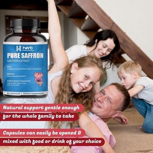 Suplementos de Azafrán de Marca Privada OEM/ODM, Extracto Puro de Azafrán, Apoyo para el Estado de Ánimo, la Concentración, la Visión y la Energía para Mujeres y Hombres, Cápsulas de Azafrán - Product Image 3