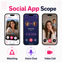 Développement d'une application de rencontre avec logiciel de chat vocal pour MAC, version Internet, messagerie, vidéo et communauté sociale