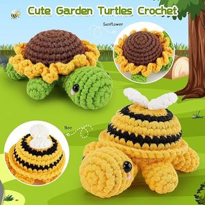Customized Milk Cotton Crochet Kit Do It Yourself Animals Woven Craft Handmade Knit Cartoon Pattern Soft Home Decoration