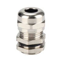 YIKWE YKW-EMC-M16 Presse-étoupe EMC en laiton nickelé étanche IP68 haute tension pour câbles de 5-10 mm