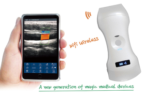 Factory Directly <strong>Linear</strong>/ Convex/ Phased <strong>Array</strong> 3 In1 Wireless Handheld Color Ultrasound Device - Product Image 2
