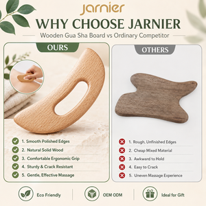 แผ่นขูดกัวซาไม้บีชยี่ห้อ Jarnier สำหรับนวดลดเซลลูไลท์ ขจัดหนังด้านที่เท้า ช่วยกระชับสัดส่วน อุปกรณ์บำบัดด้วยไม้ - Product Image 5