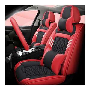 Housse de siège de voiture en cuir 5 places pour mini <span class=keywords><strong>Citroen</strong></span> <span class=keywords><strong>Elysee</strong></span> Picasso Sega truck Volkswagen Polo Golf Lulu An14 - Product Image 1