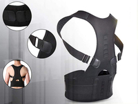 Nouvelle ceinture de redressement du dos en néoprène respirante et ajustable, avec aimants, pour soulager la douleur et corriger la posture, portable et souple