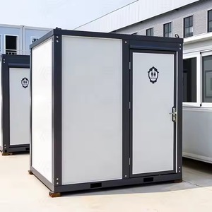 Toilettes préfabriquées portables, douches portables, toilettes de chantier, toilettes extérieures mobiles de luxe à faible coût - Product Image 2