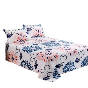 Parure de lit en rose 3D, rose imprimée en 5D, 4 pièces, drap de lit, taies d'<span class=keywords><strong>oreiller</strong></span>, motif floral, couvre-lit - Product Image 1