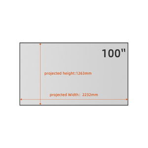 Écran de projection de cadre photo de 100 pouces écran dur anti-lumière à <span class=keywords><strong>courte</strong></span> distance <span class=keywords><strong>focale</strong></span> adapté au bureau et à la maison - Product Image 6