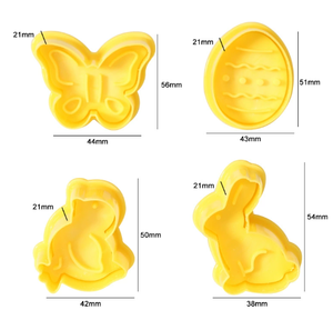 <span class=keywords><strong>Prezzo</strong></span> di fabbrica biscotti stampo creatività stampa stampo per biscotti quattro pezzi utensili da cucina per il giorno del ringraziamento pasqua Halloween - Product Image 4