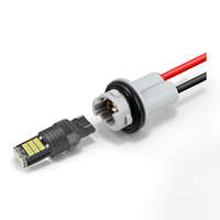 Connecteur 2 broches 912 921 avec faisceau de câblage pour douille d'ampoule à contact en cuivre, faisceau de câblage de feu arrière et de clignotant, 12V 2A, compatible Chevy et Hyundai