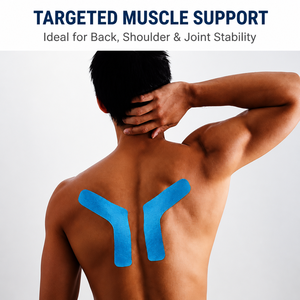 Cinta Kinesiológica Elástica en Forma de V de Algodón Yx Tape (1 Bolsa) con Adhesivo Termofusible para Alivio del Dolor en Rodilla, Hombro y Codo - Product Image 6