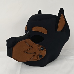 Fournisseur de masques et cagoules <span class=keywords><strong>K9</strong></span> en néoprène pour fétichisme canin, avec personnalisation sur mesure, incluant cagoules en éponge et cagoules pour chiot - Product Image 6
