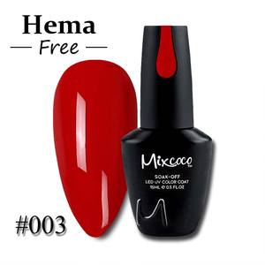 2025 Mixcoco HEMA GRATIS 15ml Esmalte de uñas de gel de bajo olor Alta pigmentación <span class=keywords><strong>Ingredientes</strong></span> no alergénicos Barniz Pintura artística de uñas - Product Image 3
