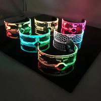 T-Worthy Cool Luminous LED Light up Lunettes en acrylique Colorful Glowing Flashing pour Halloween Party for Nightclub DJ Dance