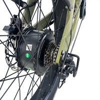 Vélo électrique haute puissance 60V 1500W sur mesure OEM/ODM avec batterie lithium longue durée 30AH et pneus larges 26 pouces à 7 vitesses