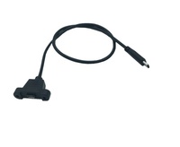 Panelmontage Micro USB 2.0 5-Pin Buchse auf USB 3.1 Typ C Stecker Schraubkabel mit 5A Schnellladung und Reinkupfer