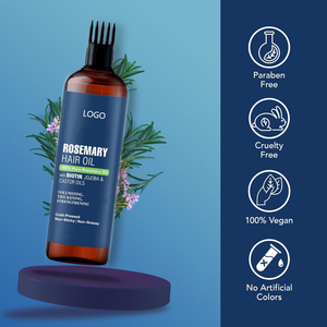 Aceite de Romero Puro y Natural de Marca Privada, Aceite de Romero Nutritivo para el Cuero Cabelludo y el Crecimiento del Cabello - Product Image 3