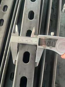 Profilé en C en acier inoxydable pré-galvanisé 316 304 de Chine, 41mmx21mm, calibre 12, galvanisé à chaud (HDG), profilé en C fendu - Product Image 5